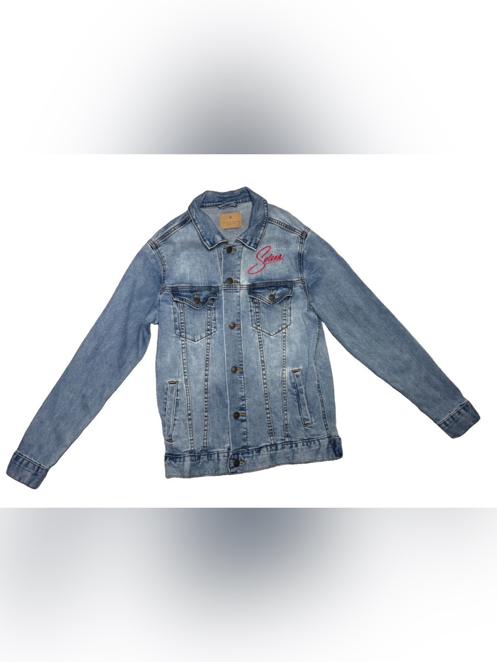 Selena Quintanilla Denim Jacket Light Blue Jean Women Size Small